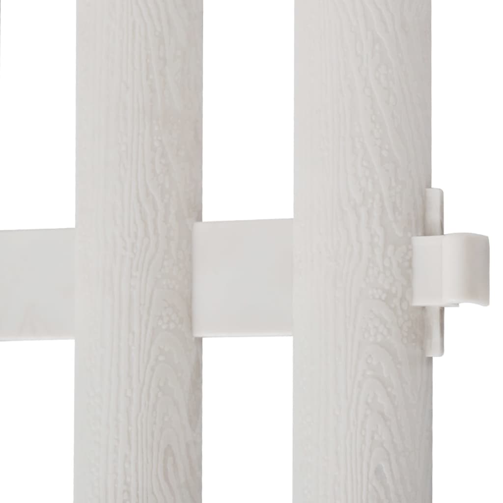 Garden Borders & Edging - White Lawn Divider 17 pcs / 10 m