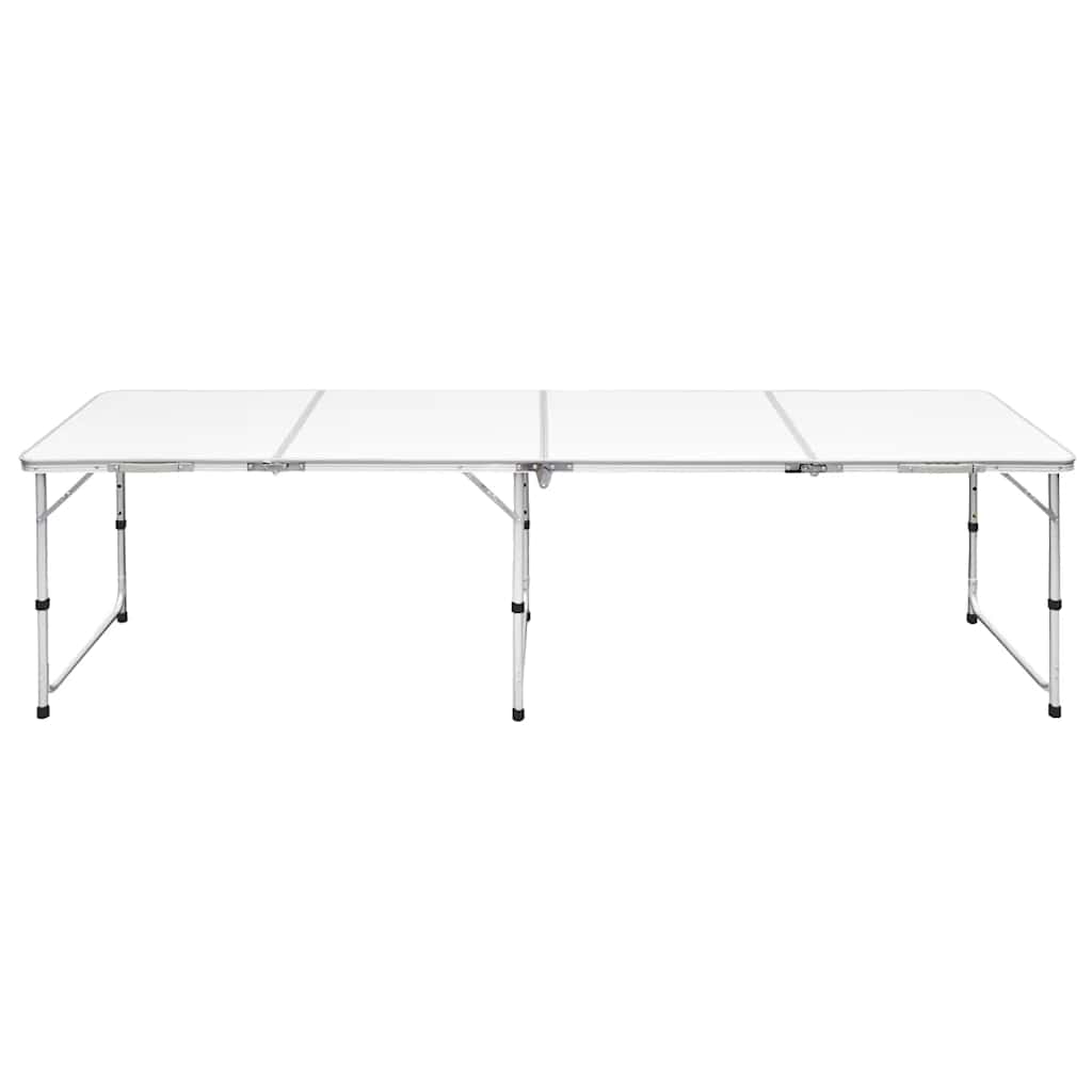 Foldable Camping Table Height Adjustable Aluminium
