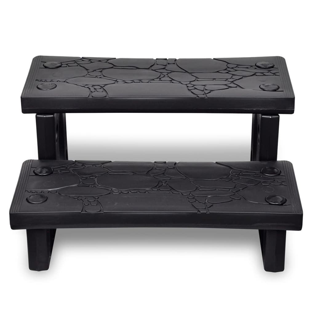 Black colour - Black Spa Steps