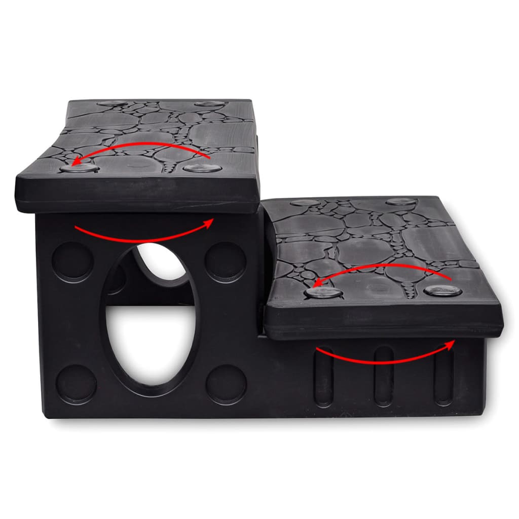 Pool & Spa Accessories - Black Spa Steps