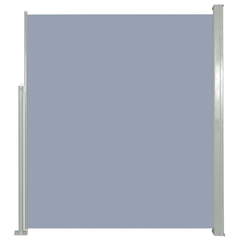 Patio Retractable Side Awning  Grey