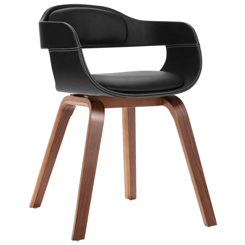 Dining Chair with Bentwood and Leather