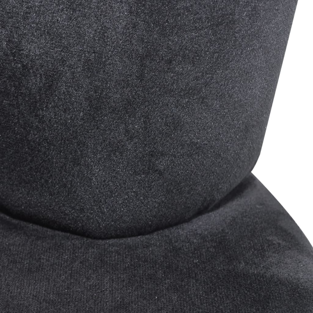 Chair Hand-shaped Black Velvet