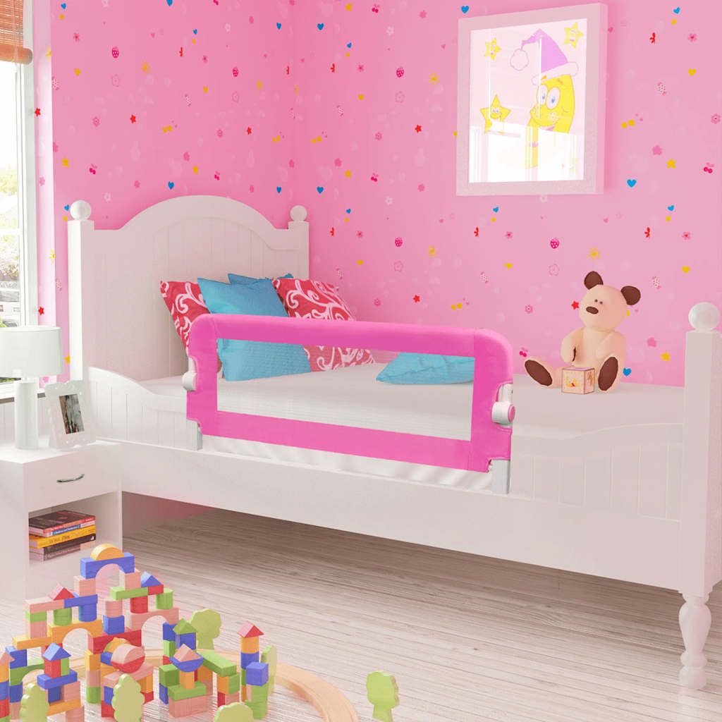 Toddler Bed Rail Pink 102cm Safety Guard