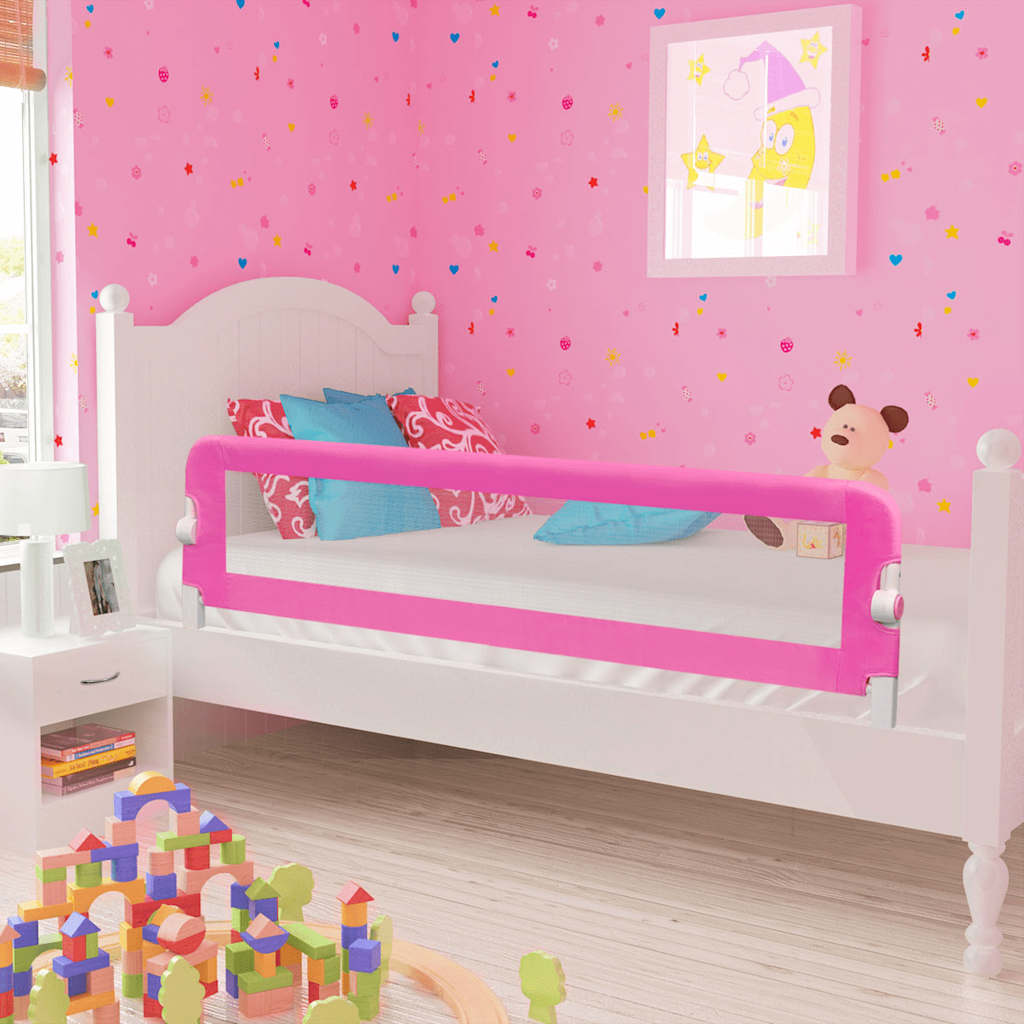 Toddler Bed Rail Pink 150cm Safety Guard