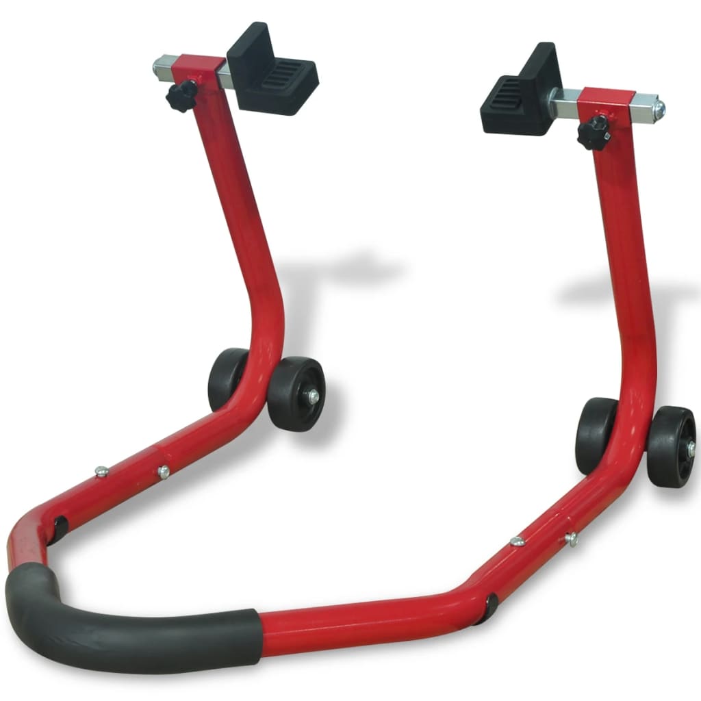 Motorcycle Rear Paddock Stand Red
