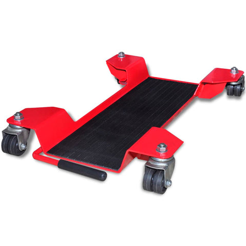 Motorcycle Dolly Centre Stand Red