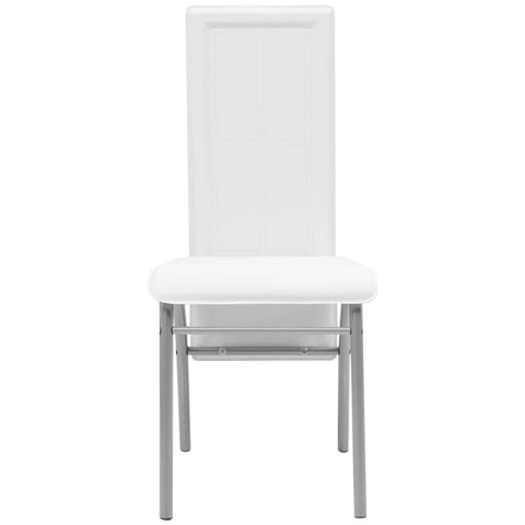 Dining 'Chairs 4 pcs White Faux Leather