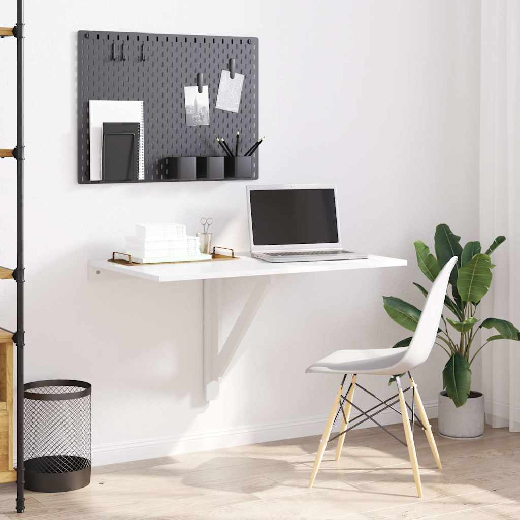 Folding Wall Table White