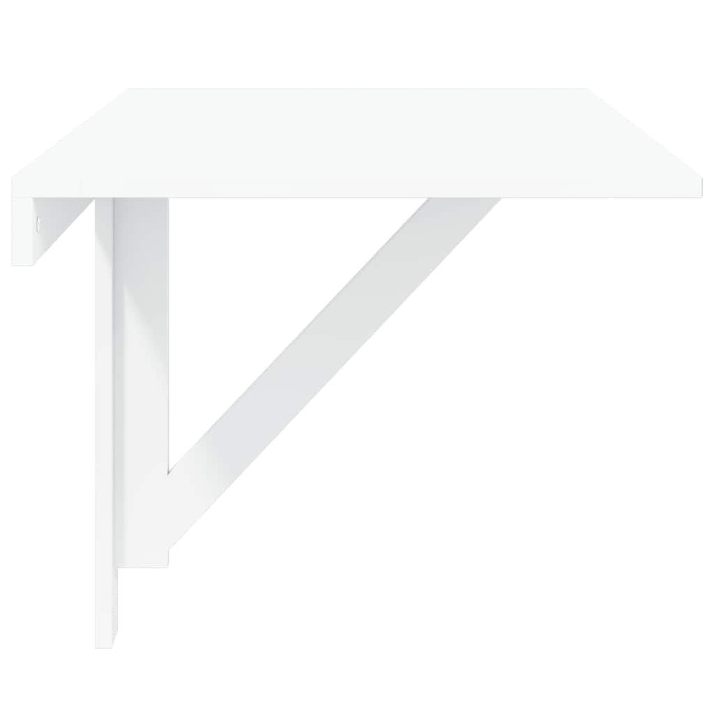 Folding Wall Table White