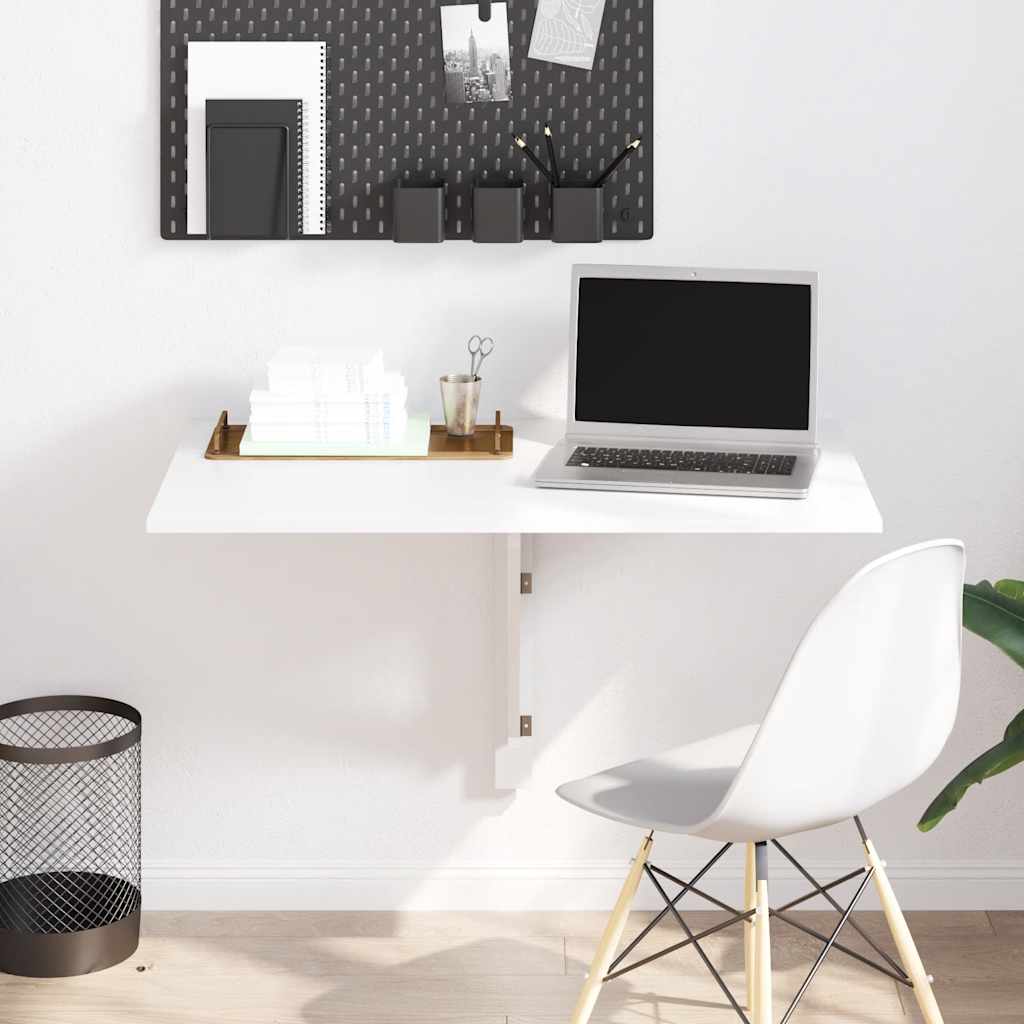Folding Wall Table White