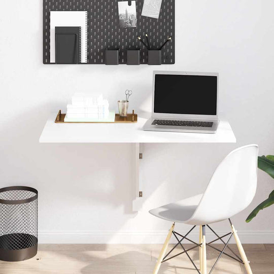 Folding Wall Table White - Folding Tables
