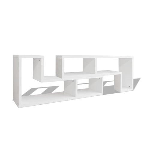 Tv Cabinet Double L-Shaped White