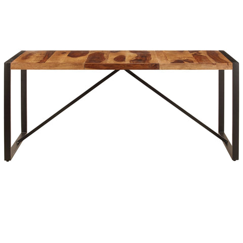 Dining Table Solid Sheesham Wood Industrial