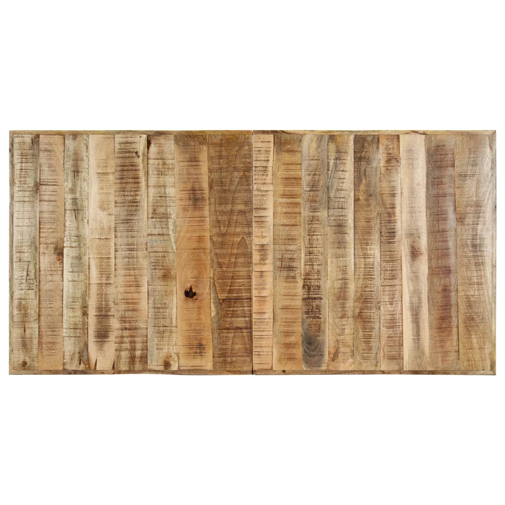 Dining Table, Solid Rough Mango Wood