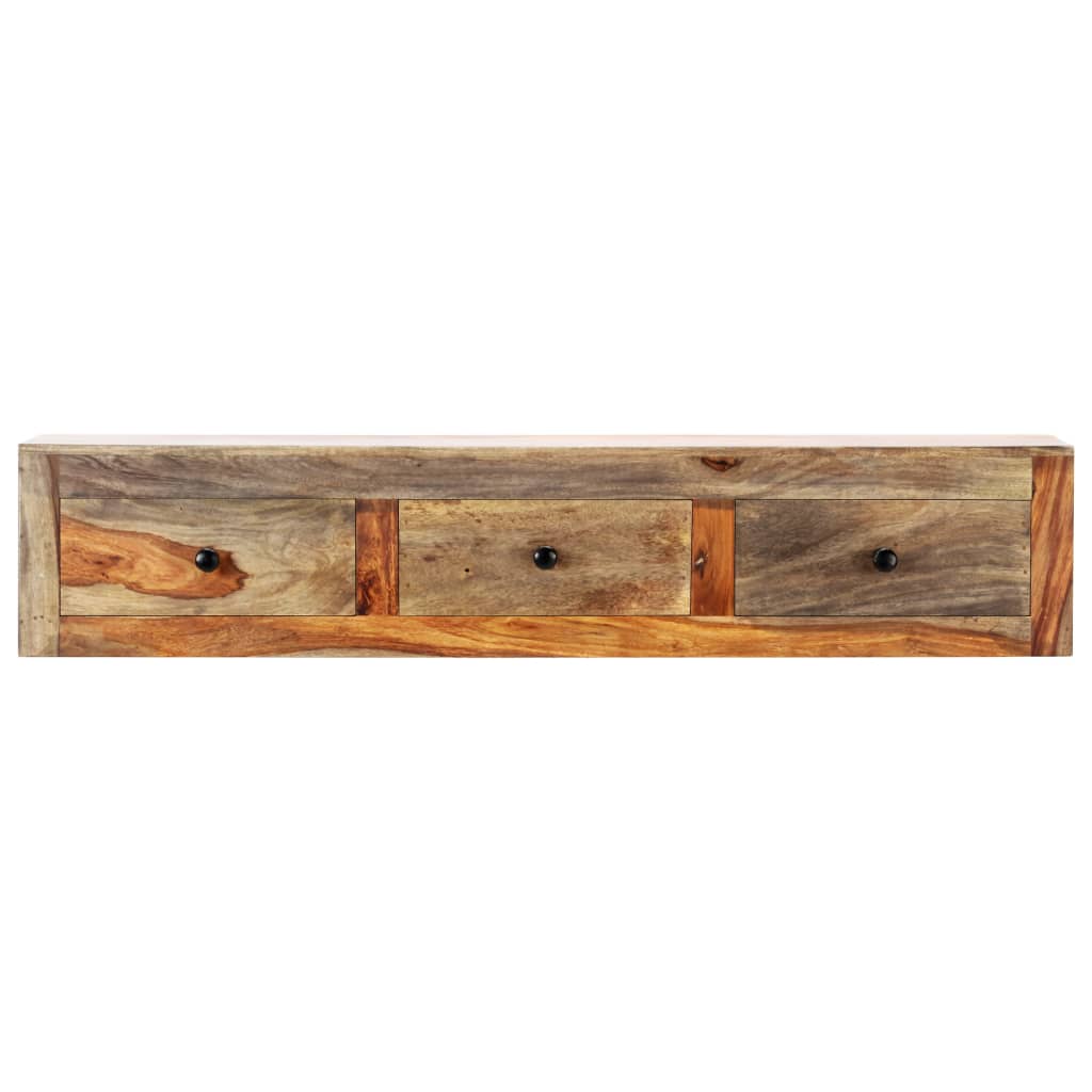 Wall Console Table Solid Sheesham Wood