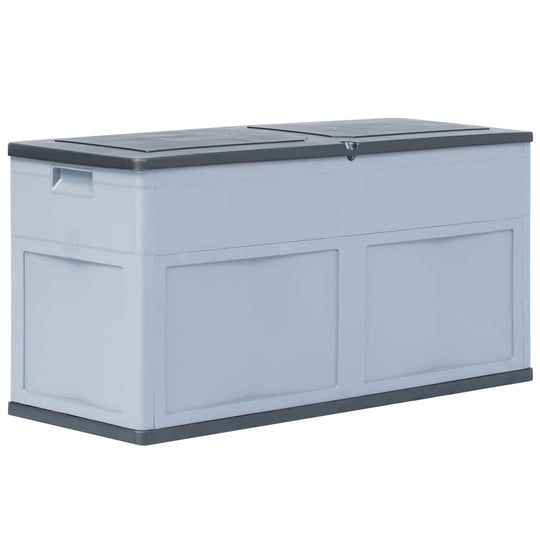 Garden Storage Box Grey Black - Outdoor Storage Boxes