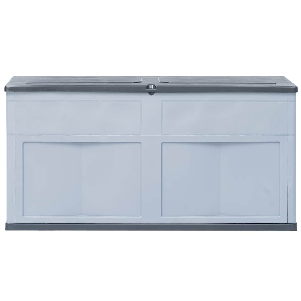 Garden Storage Box  Grey Black