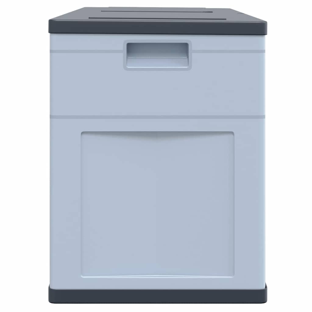 Garden Storage Box  Grey Black