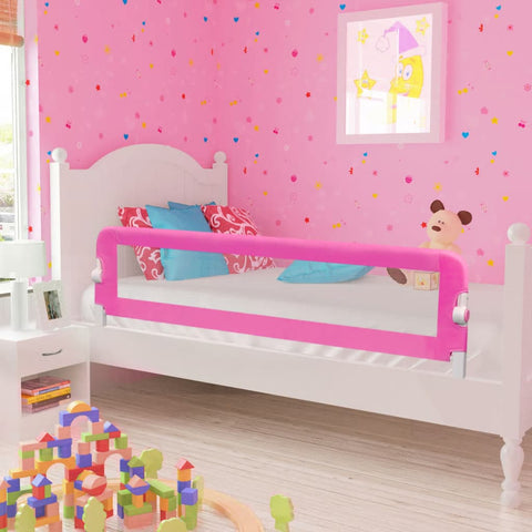 Toddler Safety Bed Rail 2 pcs Pink