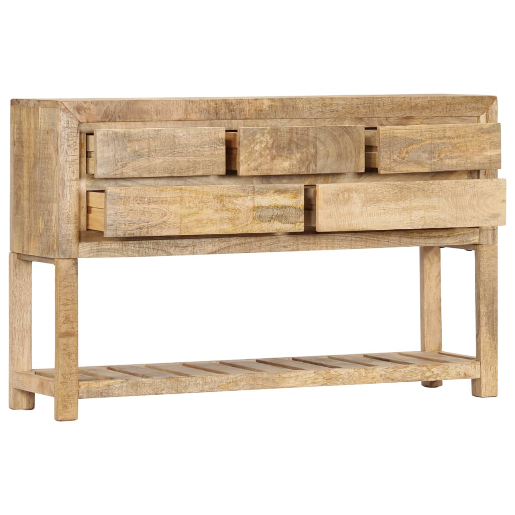 Mango Wood Sideboard Natural 120x30x75cm