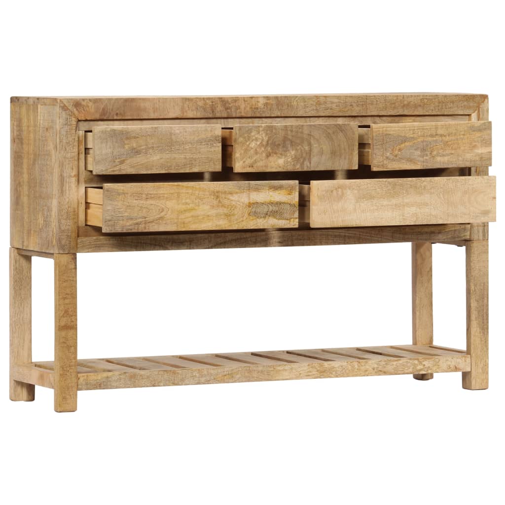 Mango Wood Sideboard Natural 120x30x75cm