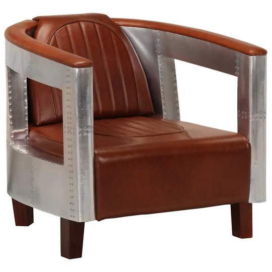 Aviator Armchair Brown - Arm Chairs, Recliners & Sleeper Chairs