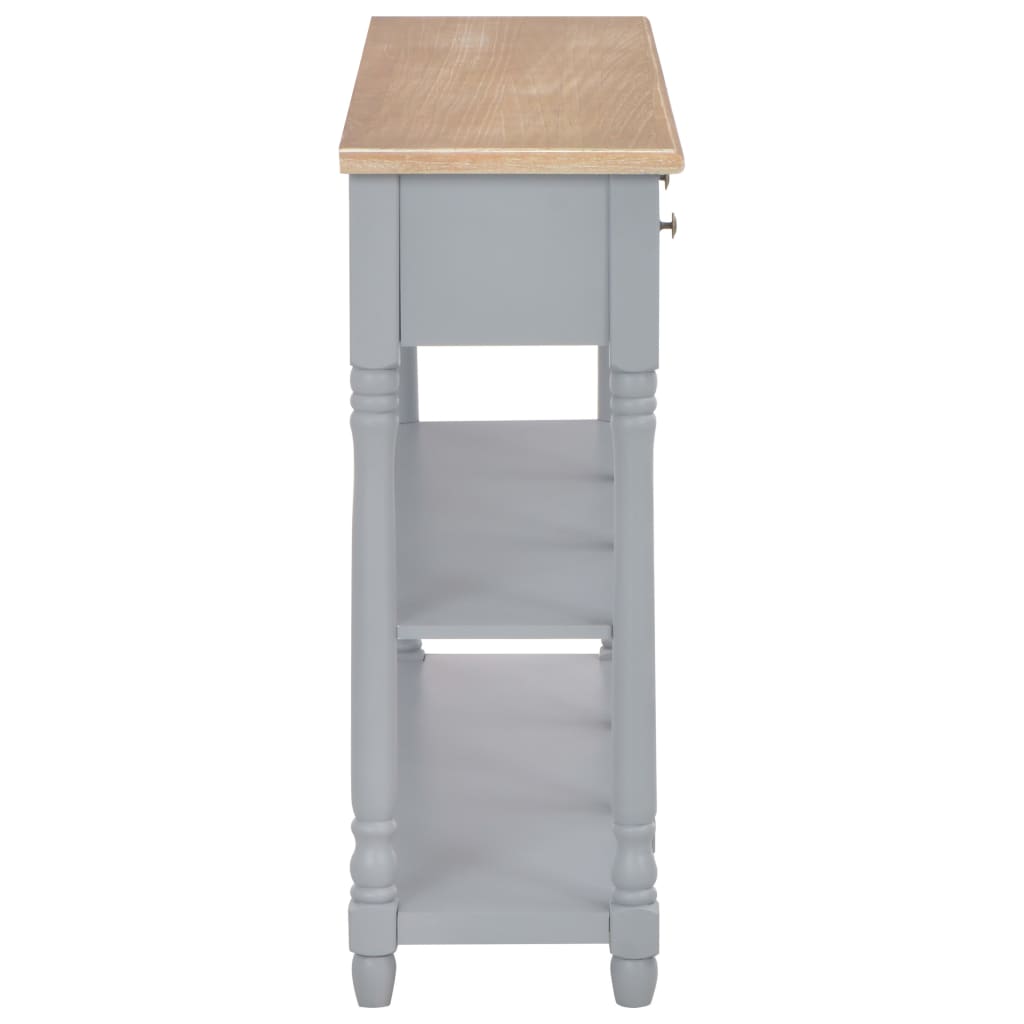 Console Table Grey MDF