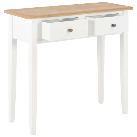 Dressing Console Table White Wood