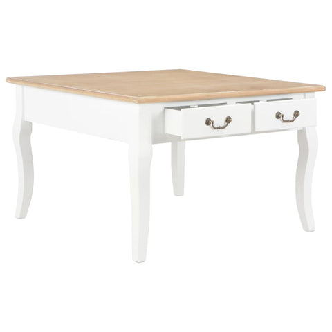 Coffee Table White Wood