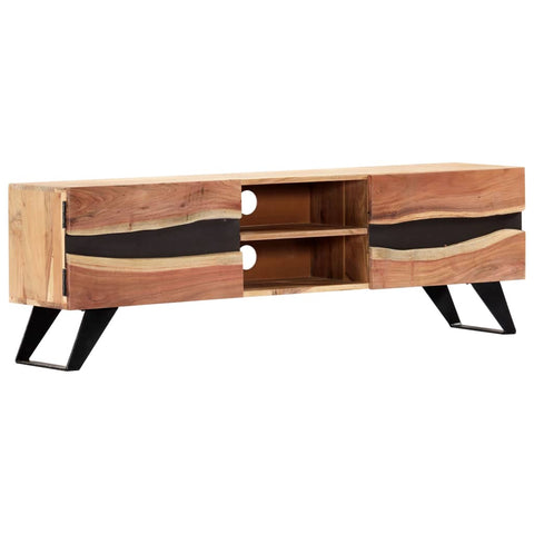 TV Cabinet Solid Acacia Wood
