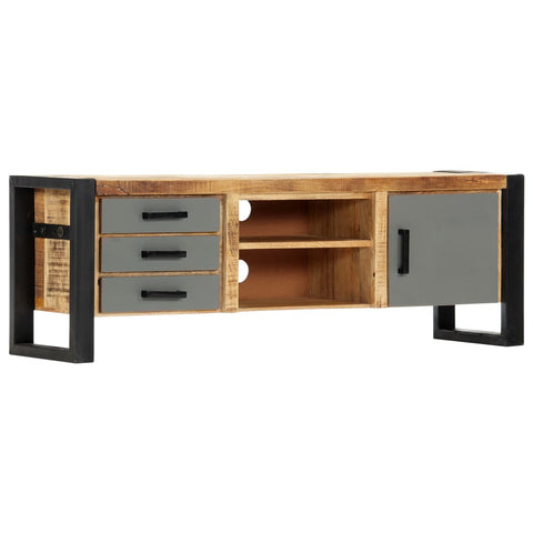 TV Cabinet With 3 Drawers ,Solid Mango Wood