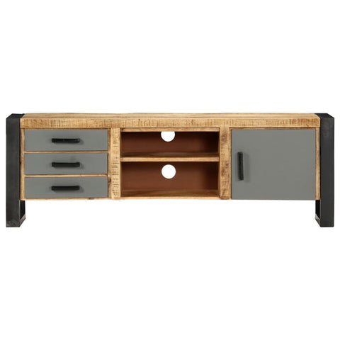 TV Cabinet With 3 Drawers ,Solid Mango Wood