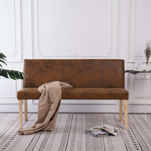 Bench Brown faux Suede Leather