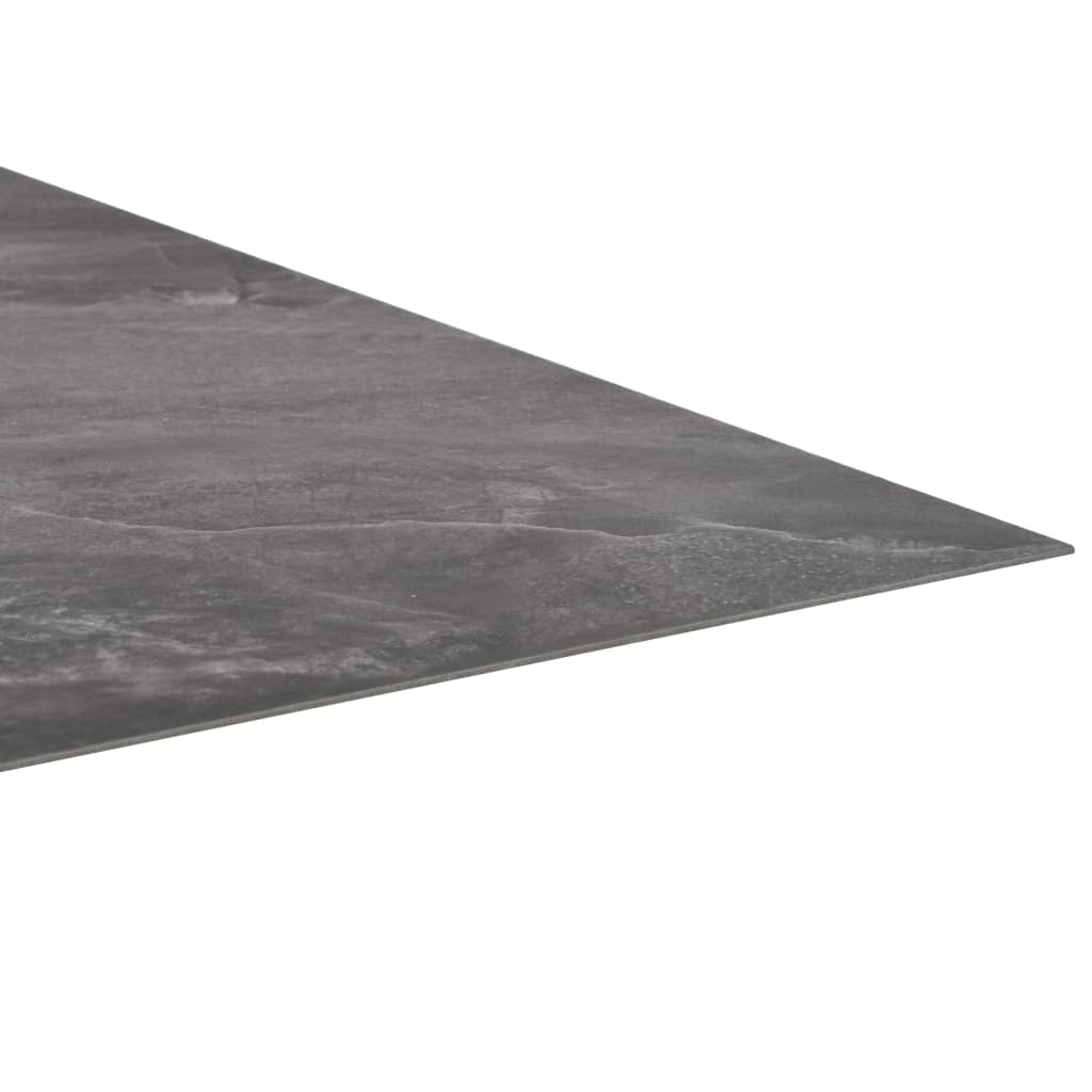 Self-adhesive PVC Flooring Planks 5.11 m? Black with Pattern