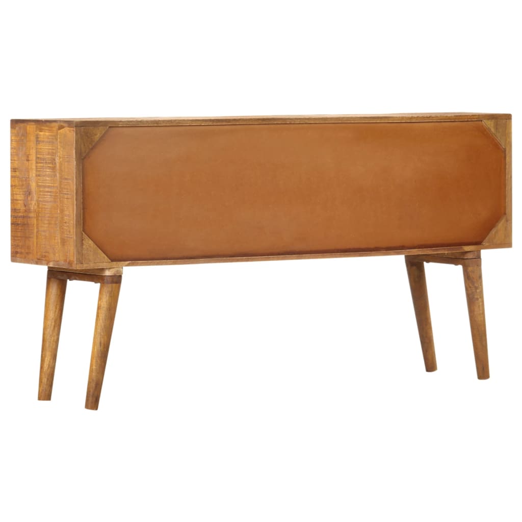 Sideboard with Printed Pattern, Solid Mango Wood