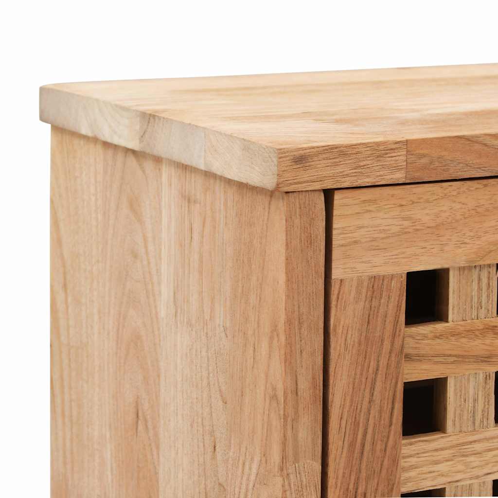 Shoe Storage Bench Solid Wood 94x20x38cm