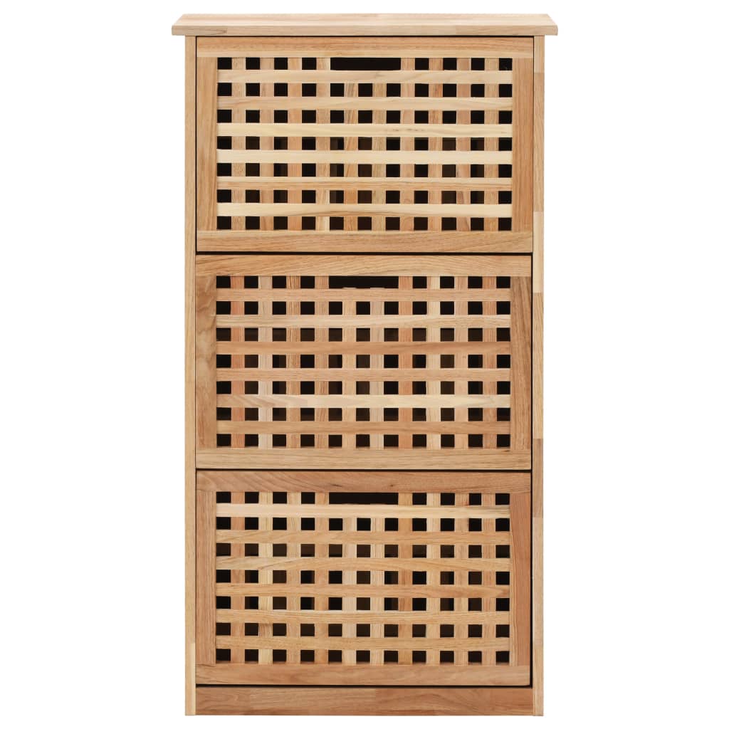 Shoe Storage Walnut Cabinet 55x20x104cm