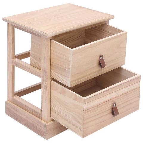 Nightstand Paulownia Wood