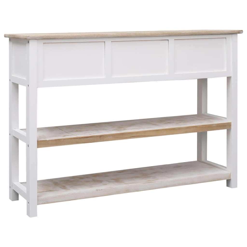 Sideboard Natural and White