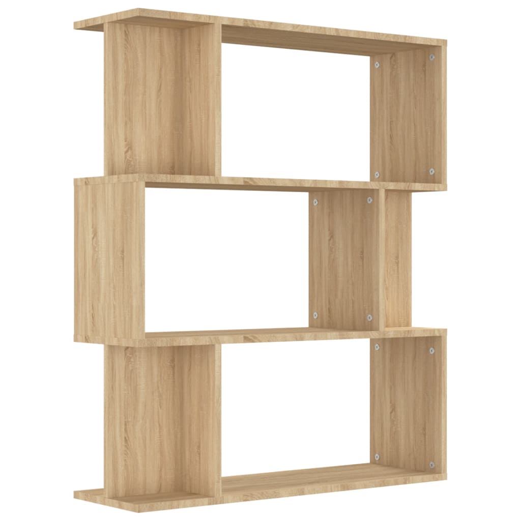 Book Cabinet/Room Divider Sonoma Oak Chipboard