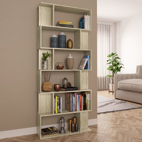 Book Cabinet/Room  Divider Sonoma Oak Chipboard