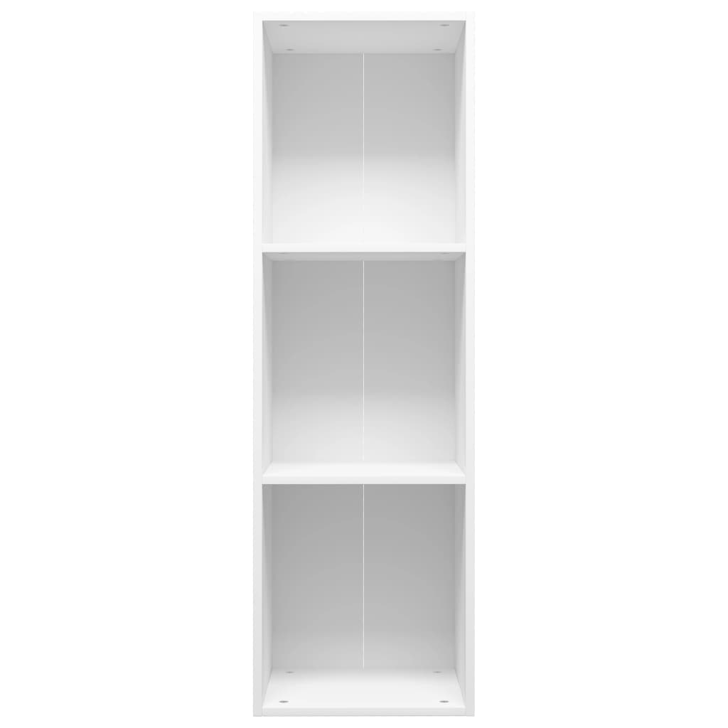 Book Cabinet/TV Cabinet White Chipboard