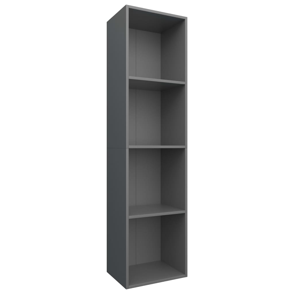 Book Cabinet/TV Cabinet  Grey Chipboard