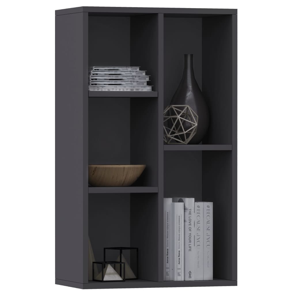 Book Cabinet/Sideboard Grey  Chipboard