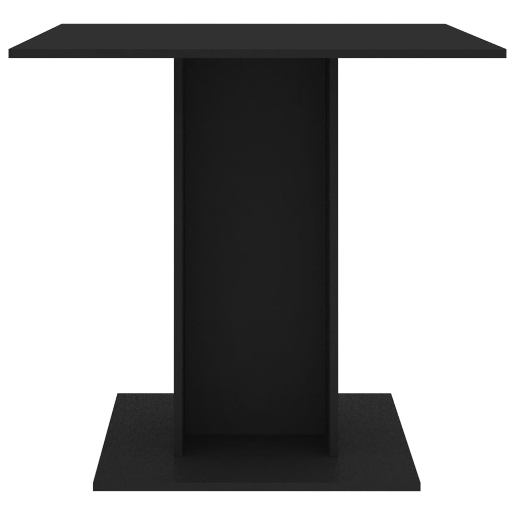 Dining Table Black Chipboard