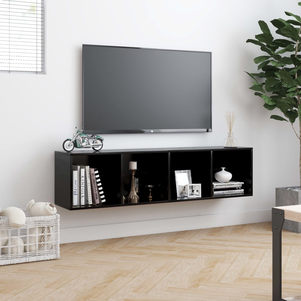 Book Cabinet/TV Cabinet Black