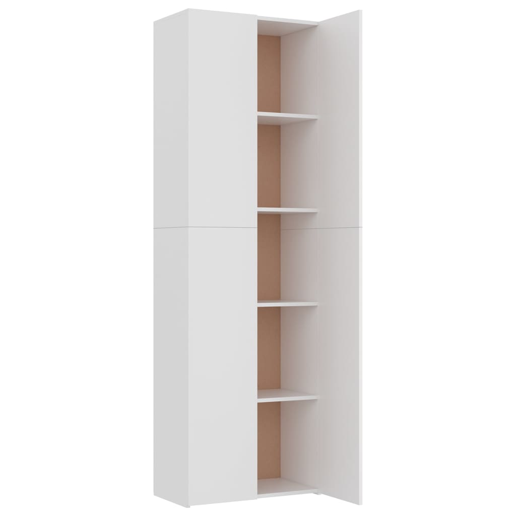 Office Cabinet White Chipboard