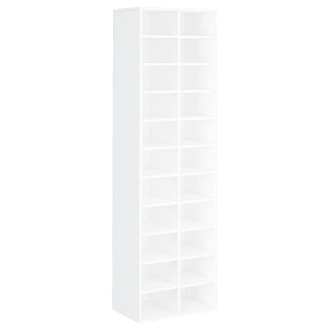 Shoe Cabinet White  Chipboard