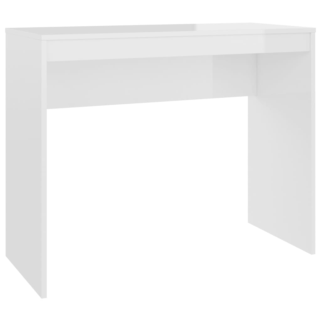 Desk High Gloss White  Chipboard